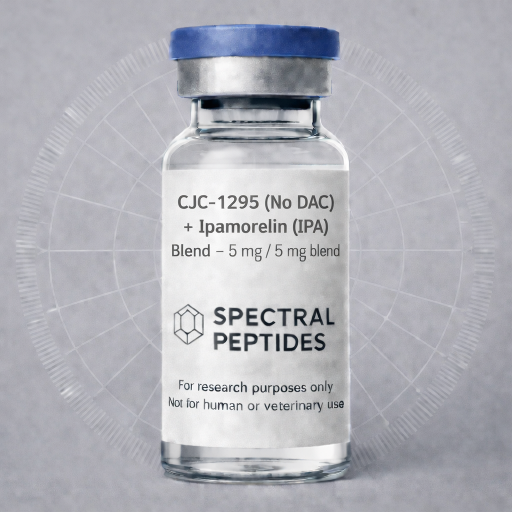 CJC-1295 (No DAC) + Ipamorelin (IPA) Blend – 5 mg / 5 mg